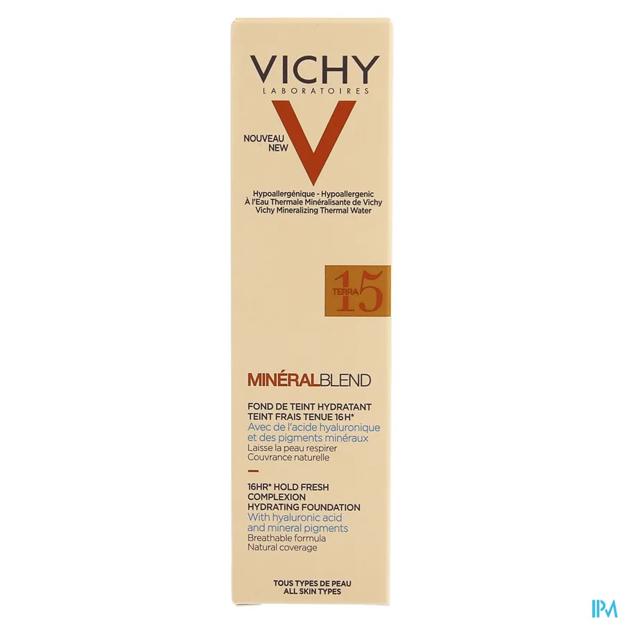 packshot van Vichy Minéralblend Fond De Teint Fluide 15 Terra 30 ml