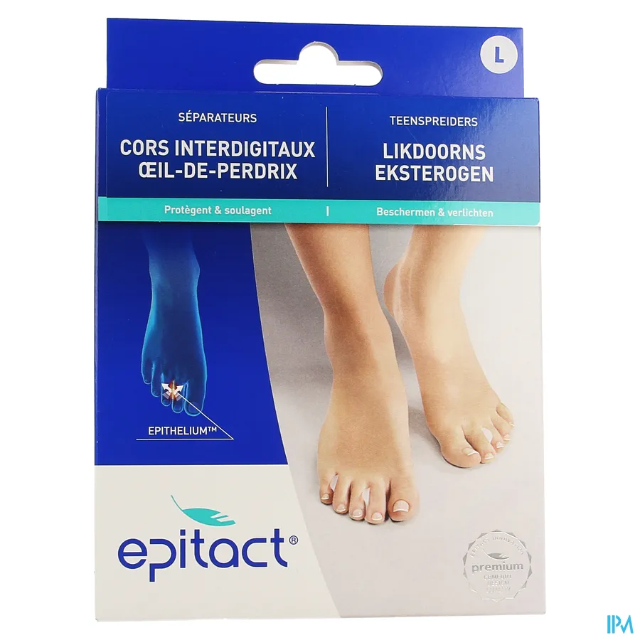 packshot van Epitact Teenspreiders voor Likdoorns en Eksterogen Maat Large
