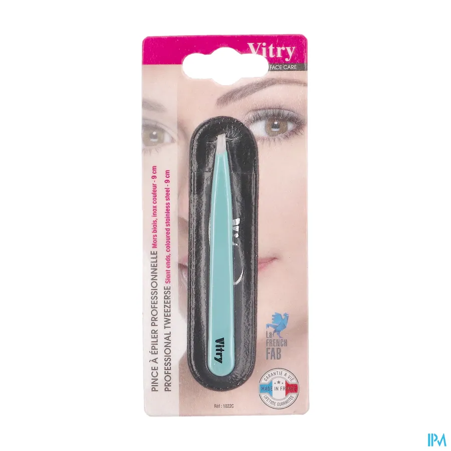 packshot van Vitry Classic Epileerpincet Schuin Inox 1 stuk