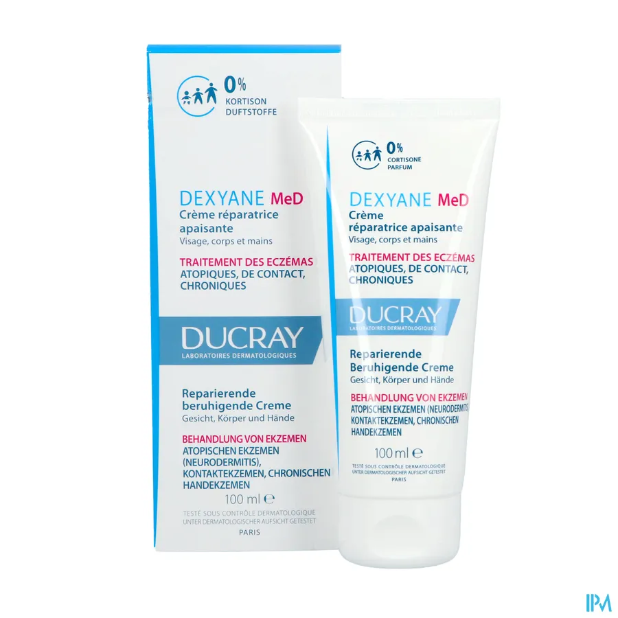 productshot van Ducray Dexyane MeD Herstellende Verzachtende Crème 100 ml