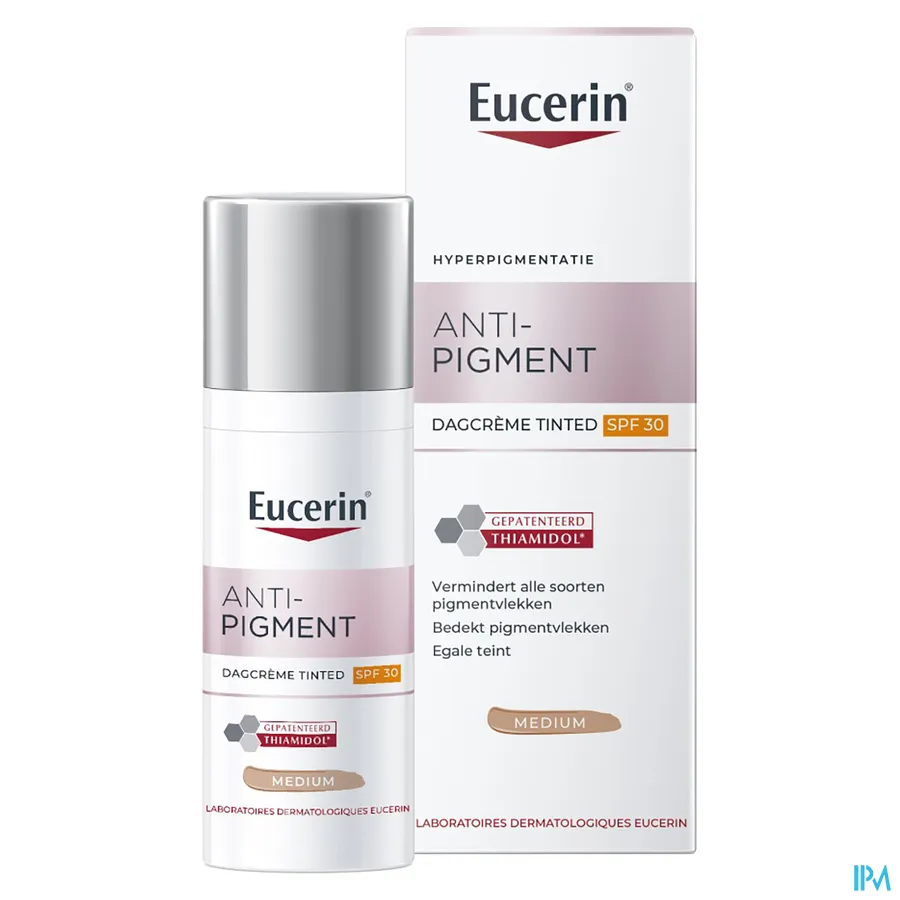 productshot van Eucerin Anti-pigment Dagcrème getint SPF30 Medium 50 ml