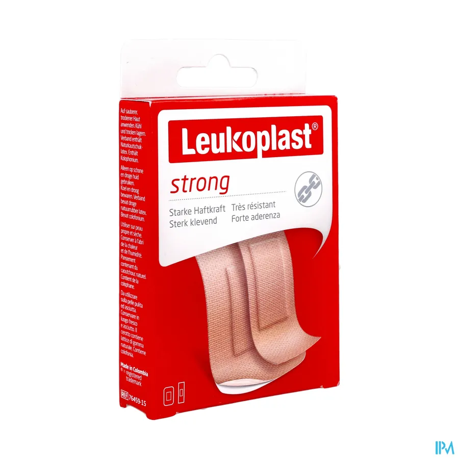 packshot van Leukoplast Strong Assortiment 2 Maten 20 stuks