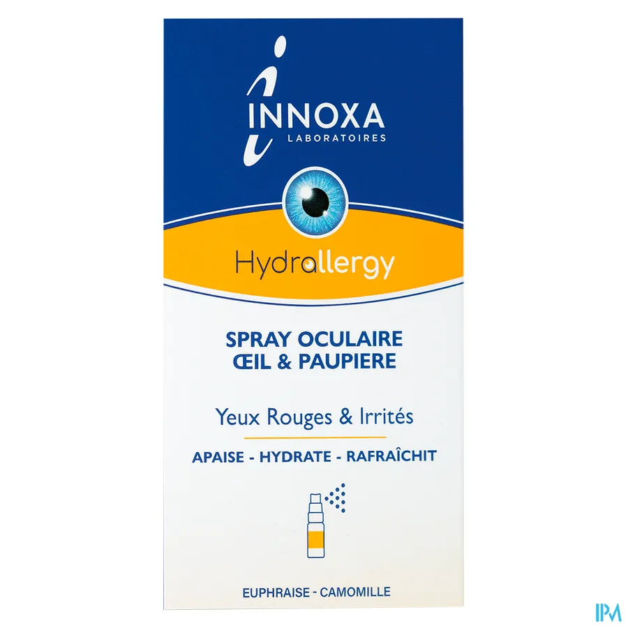 packshot van Innoxa Triple Action Oogspray (Rode & Geïriteerde Ogen) 10 ml