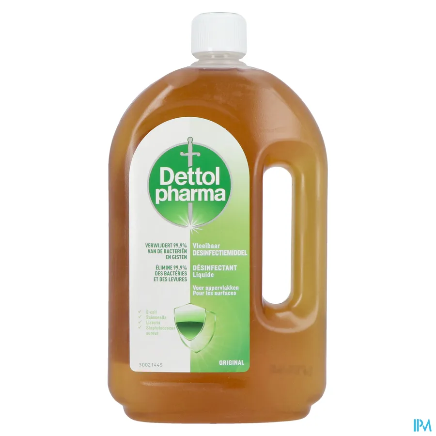 packshot van Dettolpharma Vloeibaar Desinfectiemiddel Oppervlakten 1 l
