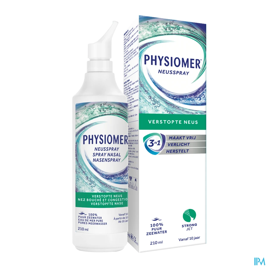 productshot van Physiomer Strong Jet 210ml
