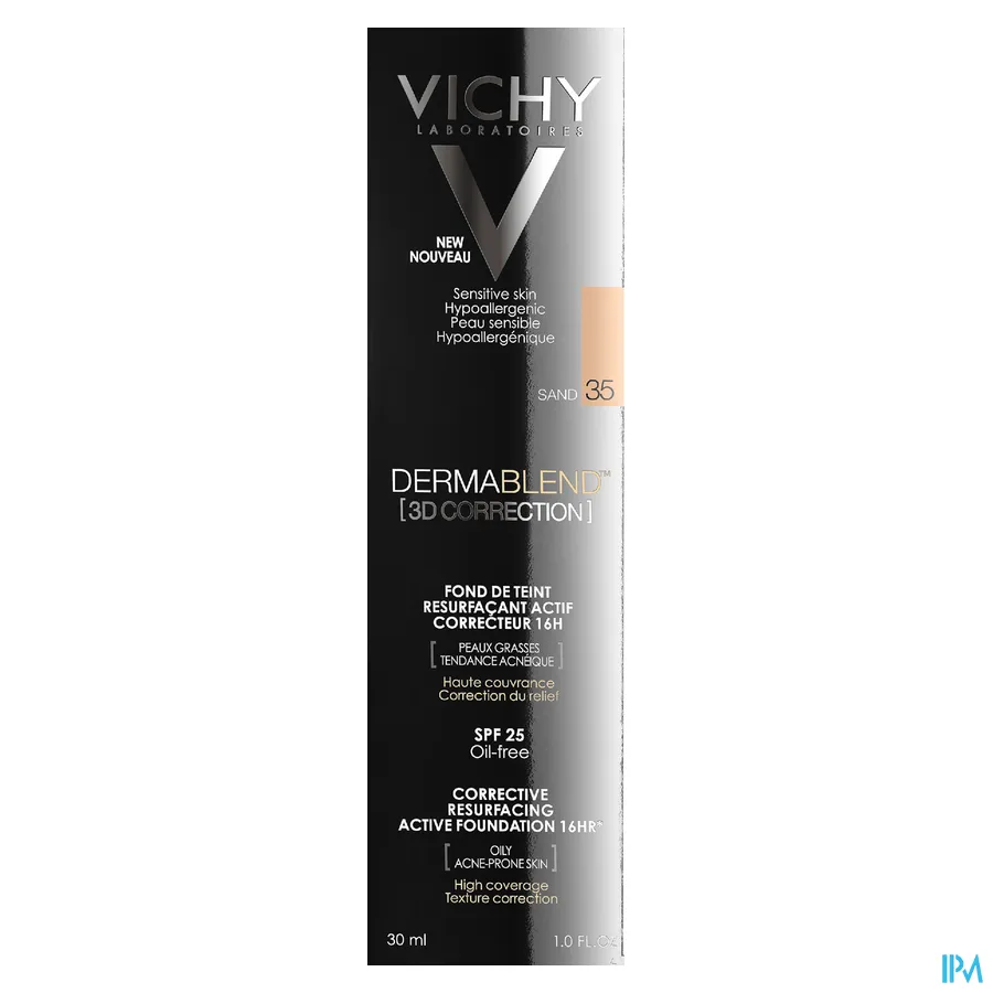 packshot van Vichy Dermablend Correction 3D 35 Sand 30 ml
