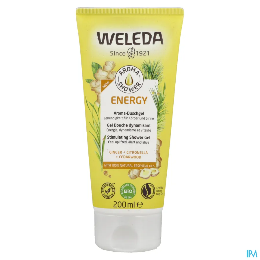packshot van Weleda Energy Douchegel 200 ml