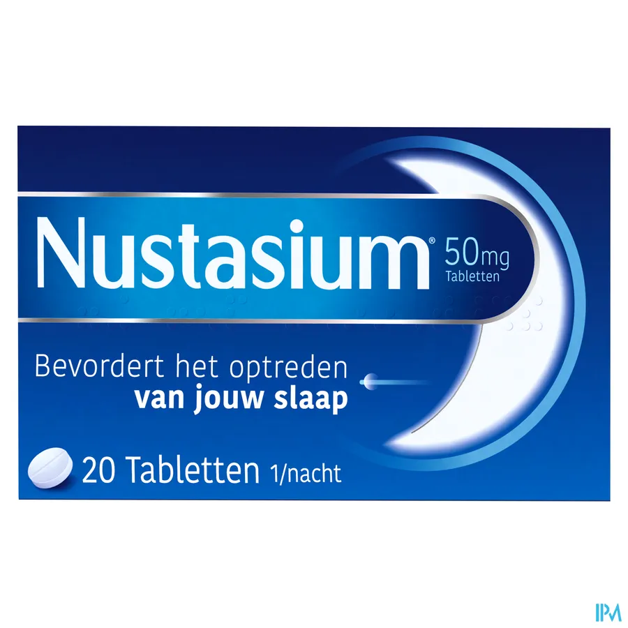 packshot van Nustasium 20 tabletten