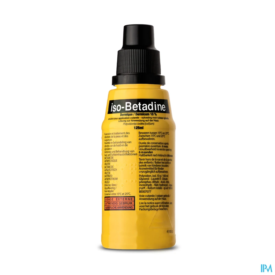 productshot van Iso-Betadine Dermicum 10% 125ml
