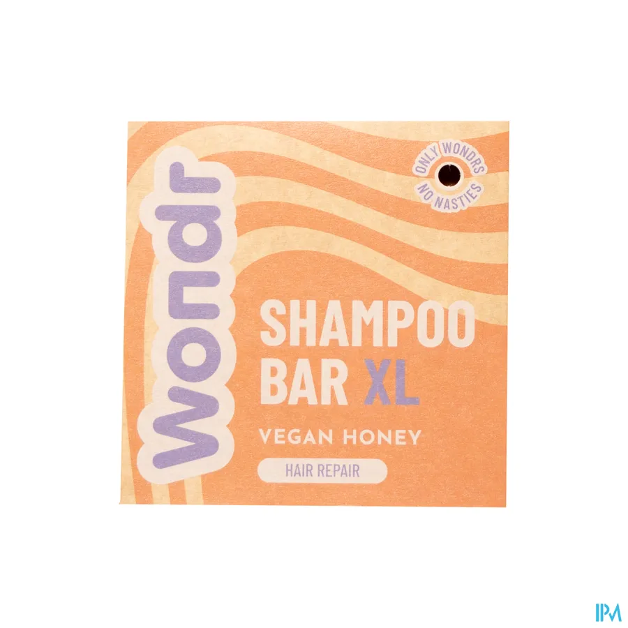 packshot van WONDR XL Shampoo Bar Vegan Honey 1 stuk