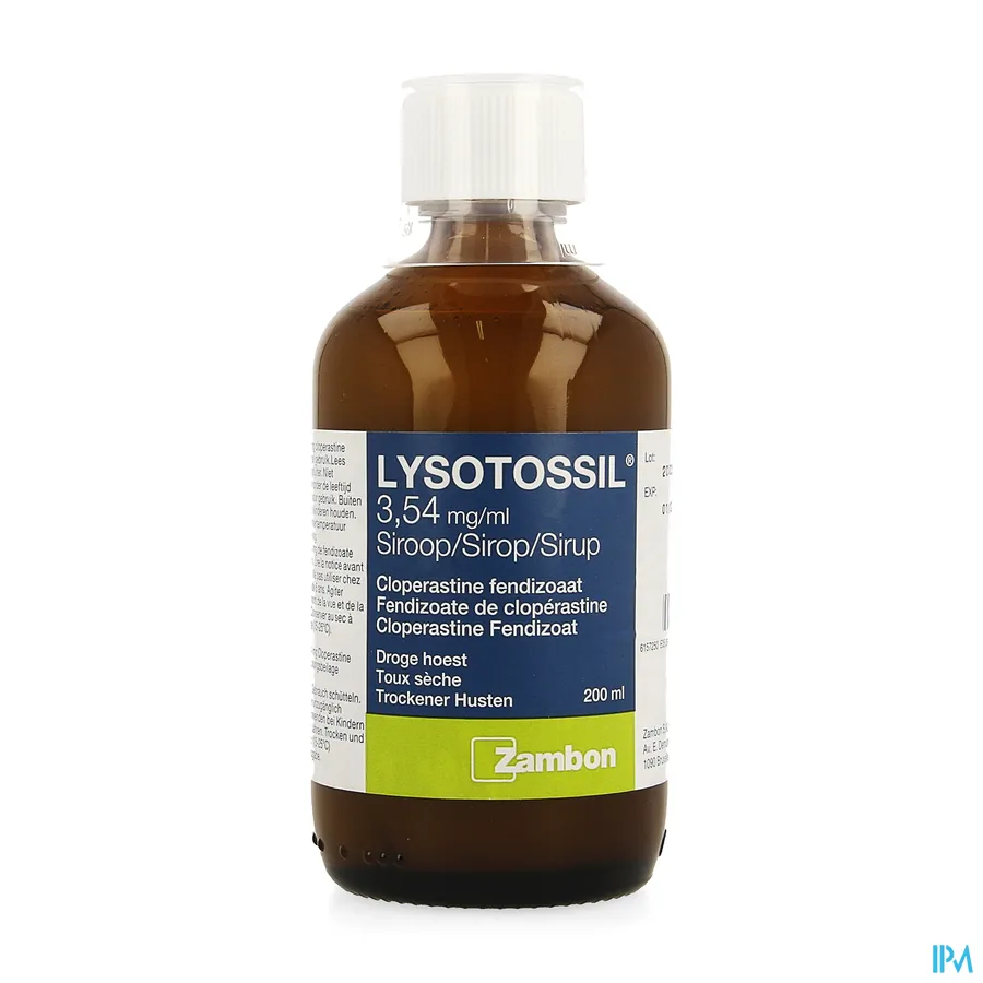 productshot van Lysotossil Siroop 200ml
