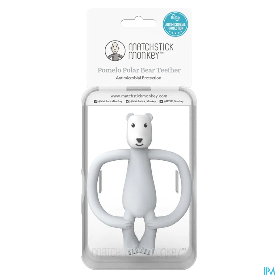 packshot van Matchstick Monkey Bijtring Ijsbeer