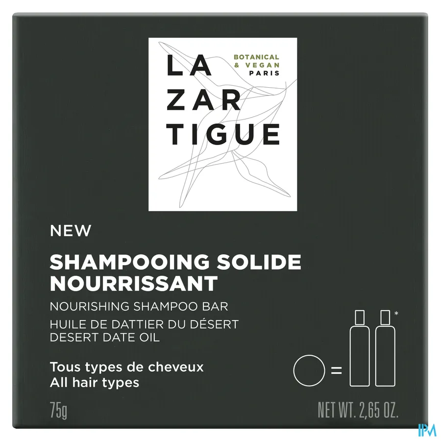 packshot van Lazartigue Solid Shampoo 75g
