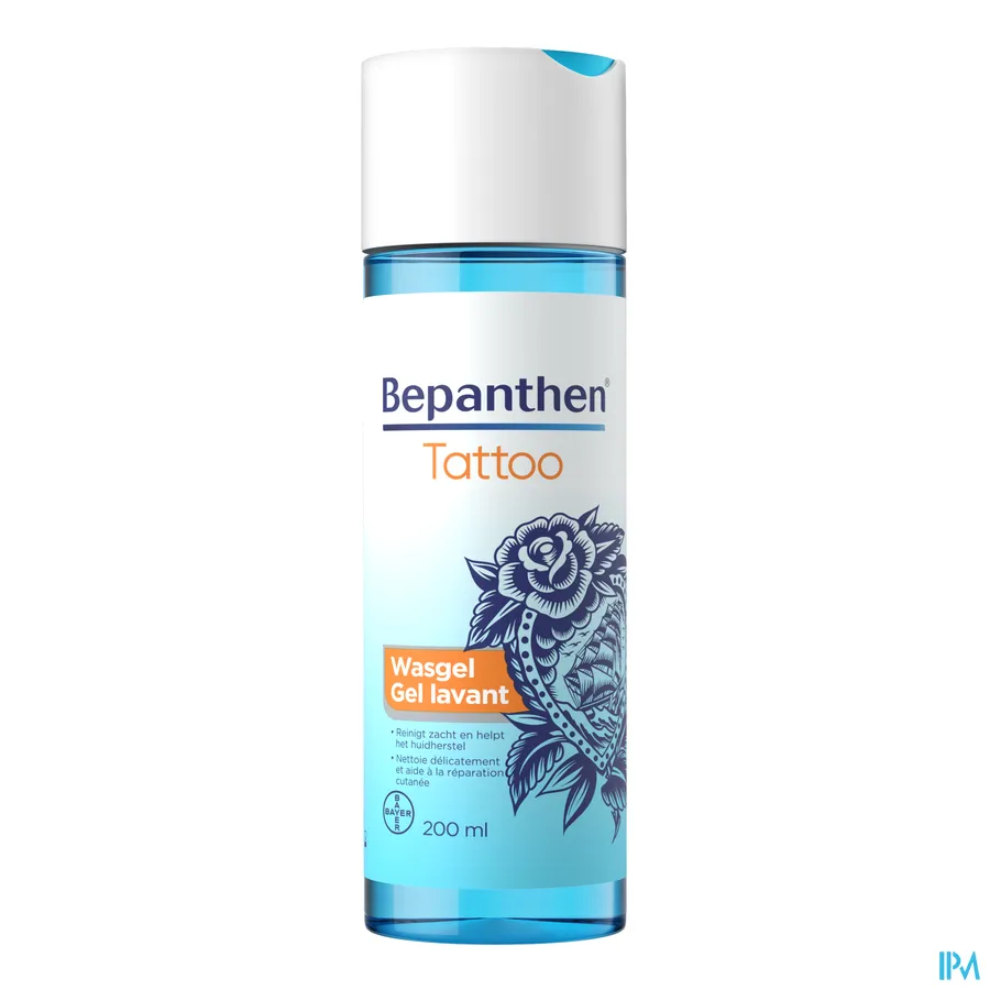 packshot van Bepanthen Tattoo Wasgel 200 ml
