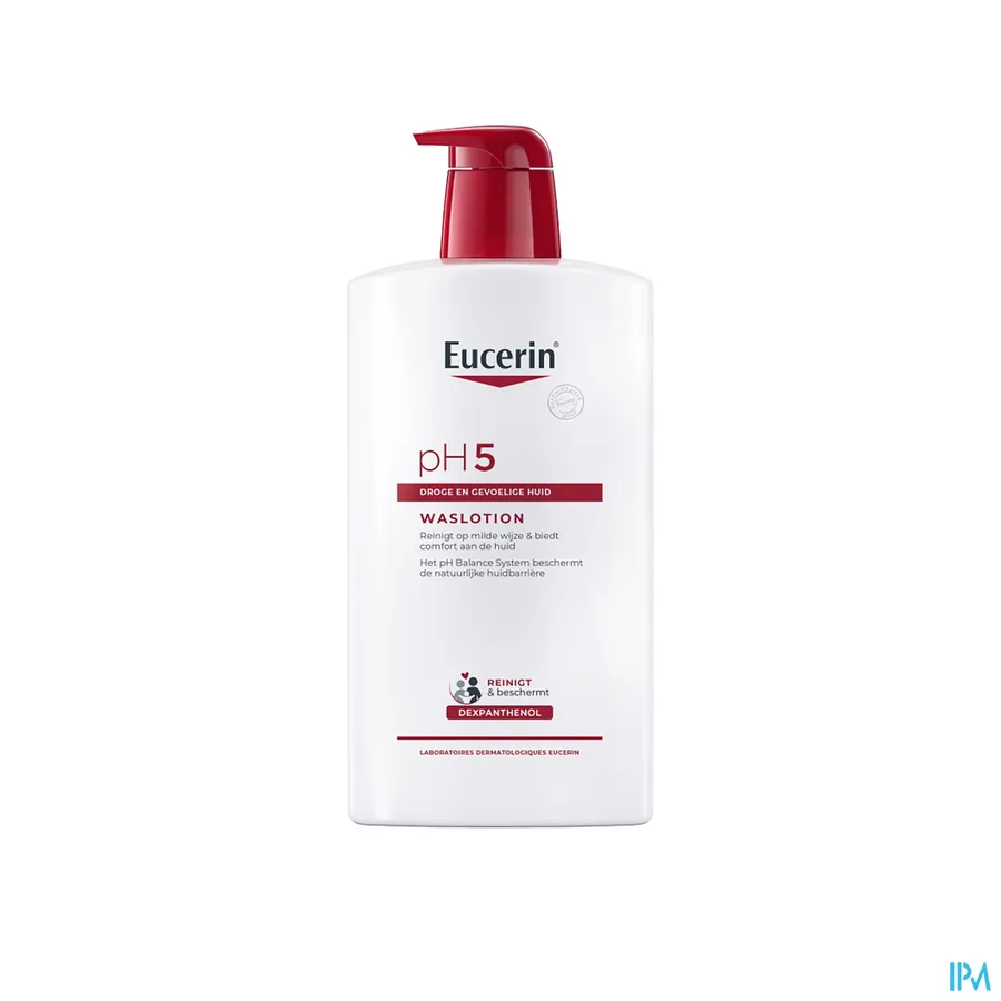 packshot van Eucerin PH5 Waslotion met pomp 1L