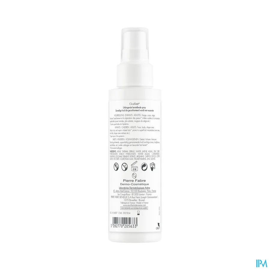 productshot van Avène Cicalfate+ Uitdrogende Herstellende Spray 100ml