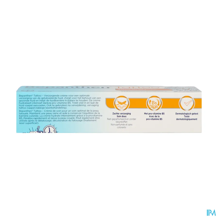 packshot van Bepanthen Tattoo Verzorging Tube 100g