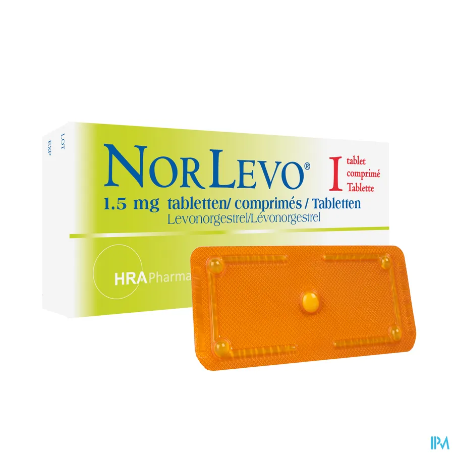 productshot van Norlevo 1,5mg 1 tablet