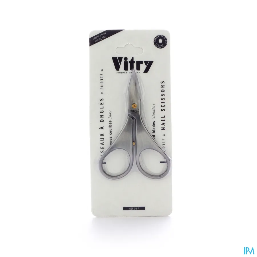 packshot van Vitry Vingernagelschaar met Gebogen Lemmetten in Inox