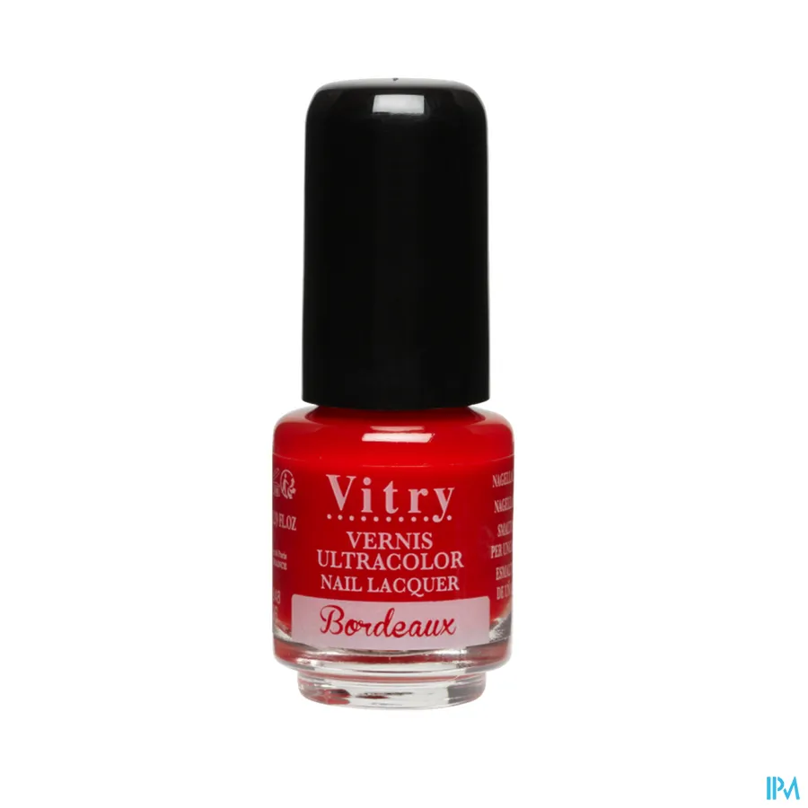 packshot van Vitry Nagellak 6 Bordeaux 4 ml