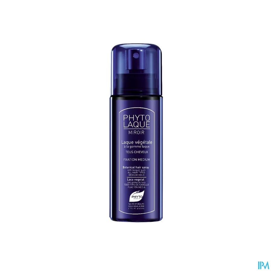 packshot van Phyto Phytolaque Miroir Plantaardige Lak voor Medium Fixatie voor Alle Haartypes 100 ml