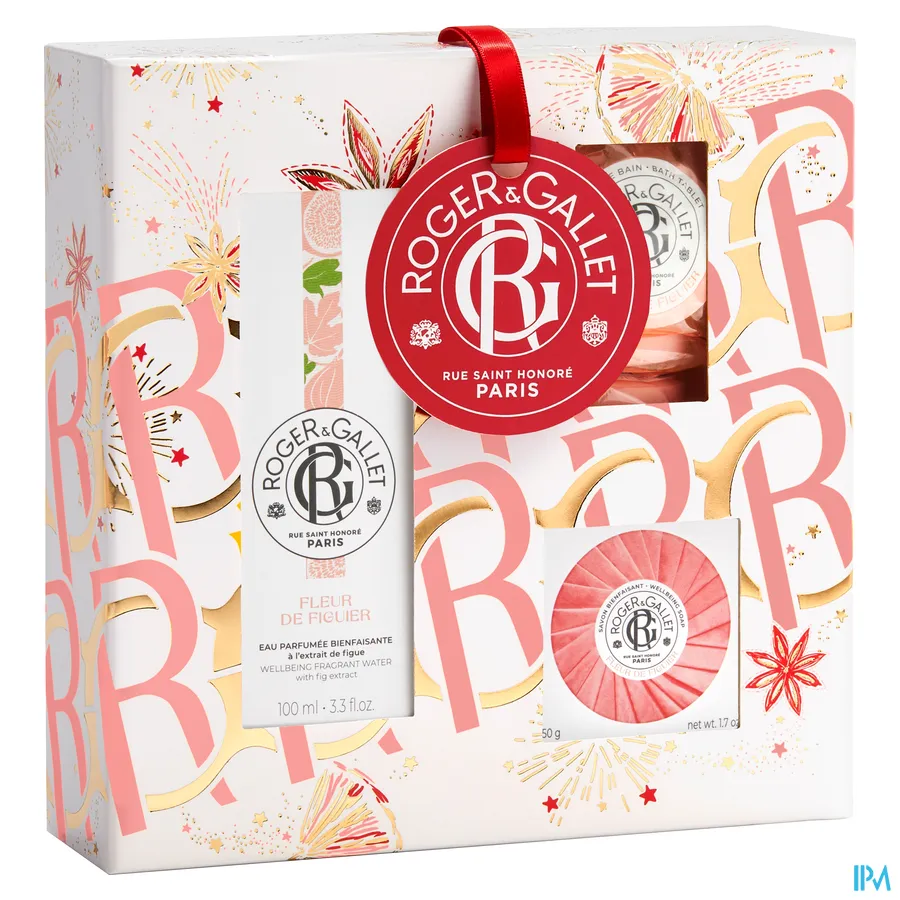 packshot van Roger & Gallet Fleur de Figuier Trio Geschenkset 1 set