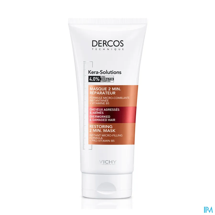 packshot van Vichy Dercos Kera-Solutions Herstellend 2 Min. Masker 200 ml