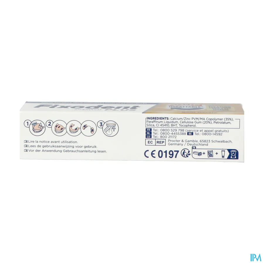 packshot van Fixodent Proplus Unbeatable Bite Tube 40g