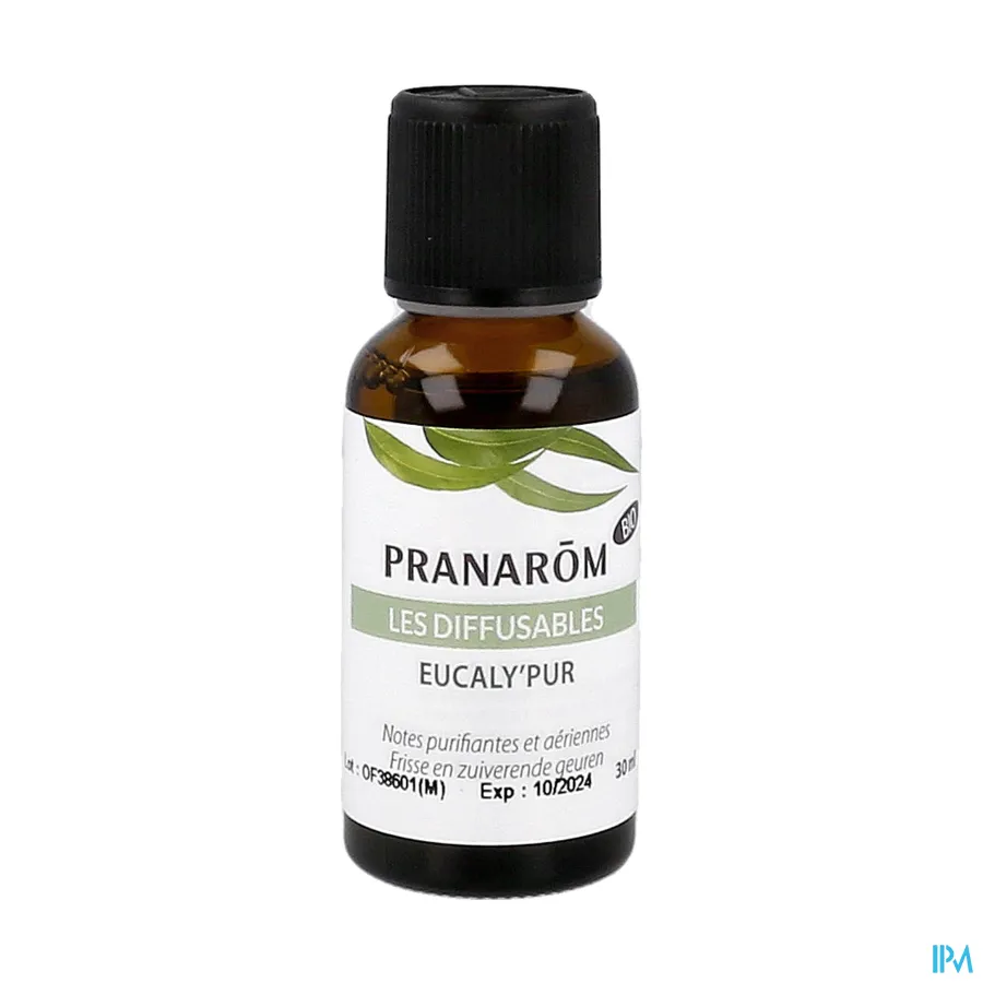 productshot van Pranarom Essentiële Olie Les Diffusables Eucaly'Pur 30 ml