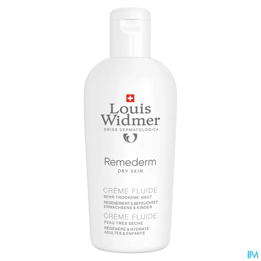 packshot van Widmer Remederm Crème Fluide zonder Parfum 200 ml