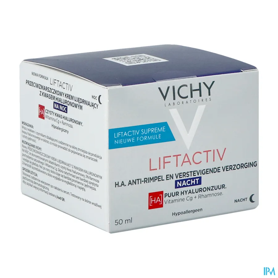 packshot van Vichy Liftactiv Nacht Supreme tegen Rimpels en voor Versteviging van de Huid 50 ml
