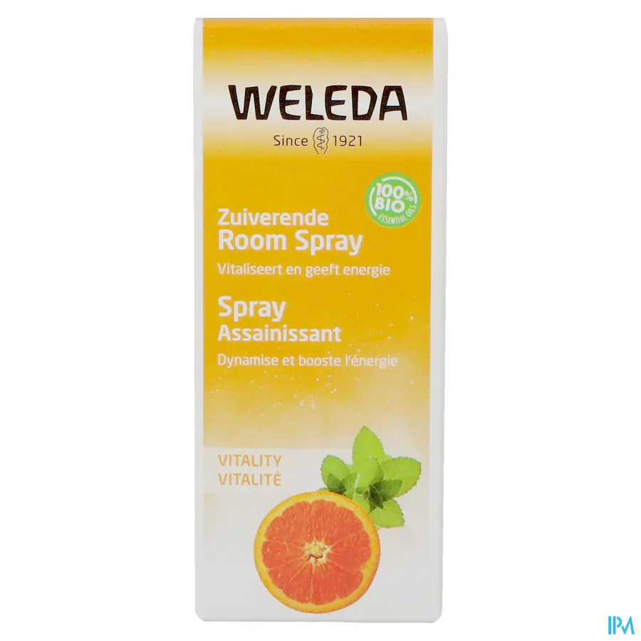 packshot van Weleda Zuiverende Room Spray Vitality 50 ml