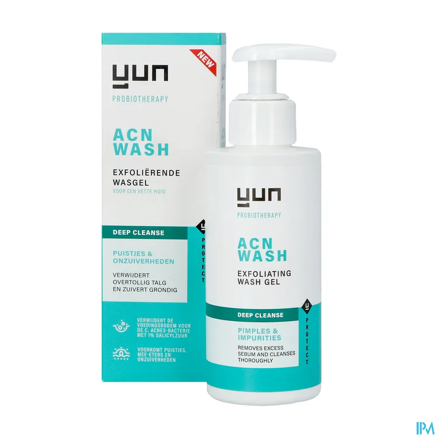 packshot van Yun Acn Deep Exfoliating Gezichtswasgel 150 ml