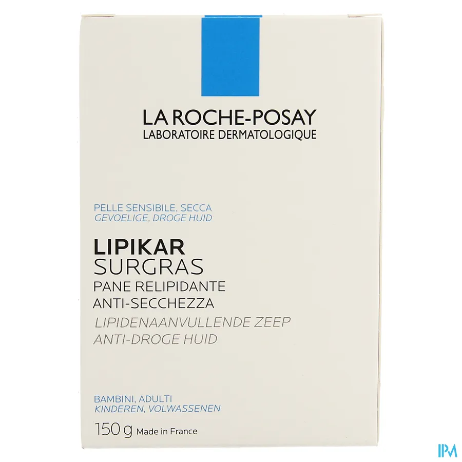 packshot van La Roche-Posay Lipikar Overvette Zeep 150 g