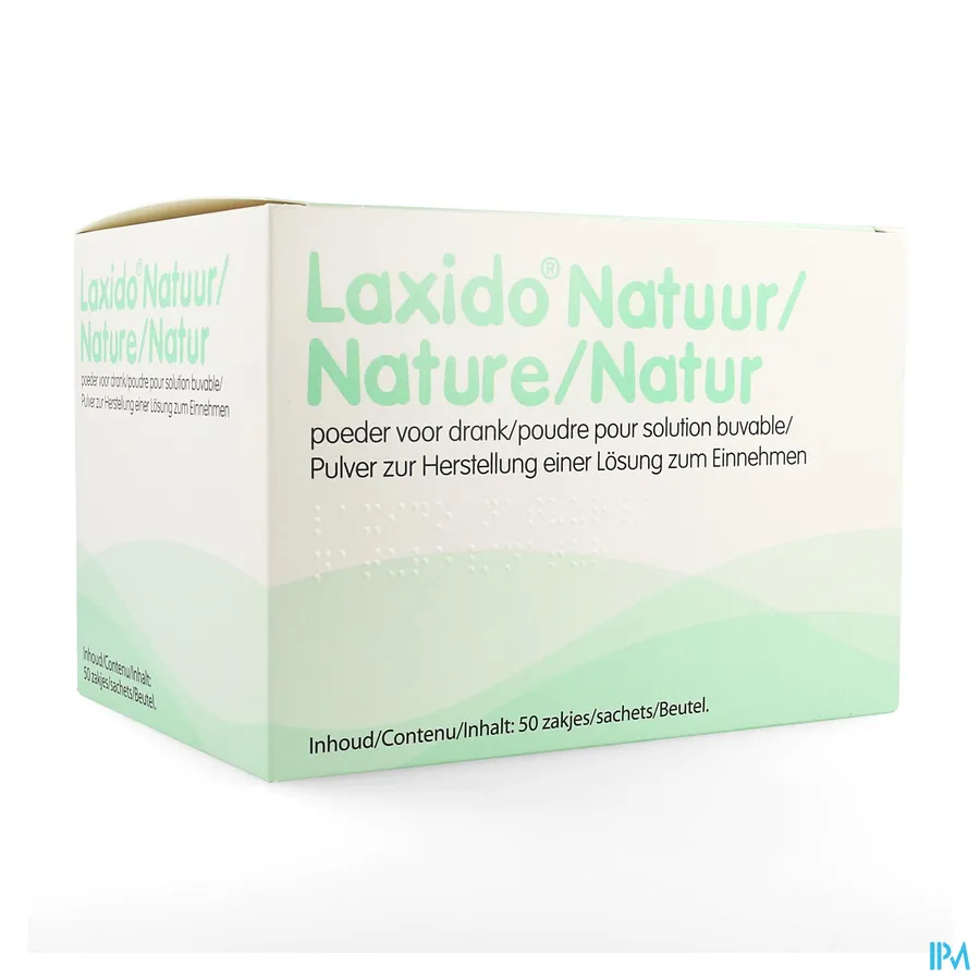 packshot van Laxido Natuur 50 zakjes