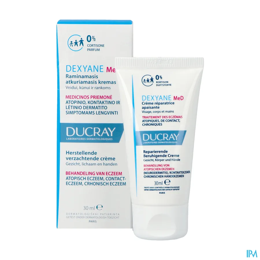 productshot van Ducray Dexyane MeD Herstellende Verzachtende Crème 30 ml