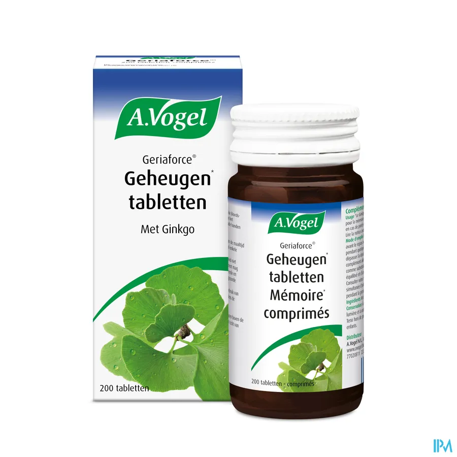 productshot van A. Vogel Geriaforce voor Geheugen 200 Tabletten
