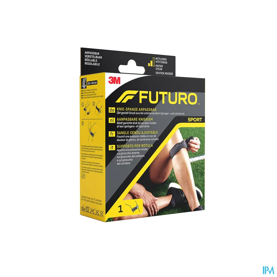packshot van Futuro Sport Aanpasbare Kniebandage (Middelmatige Steun)