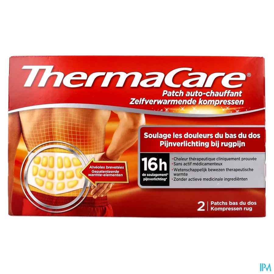 packshot van Thermacare Rug 2 stuks