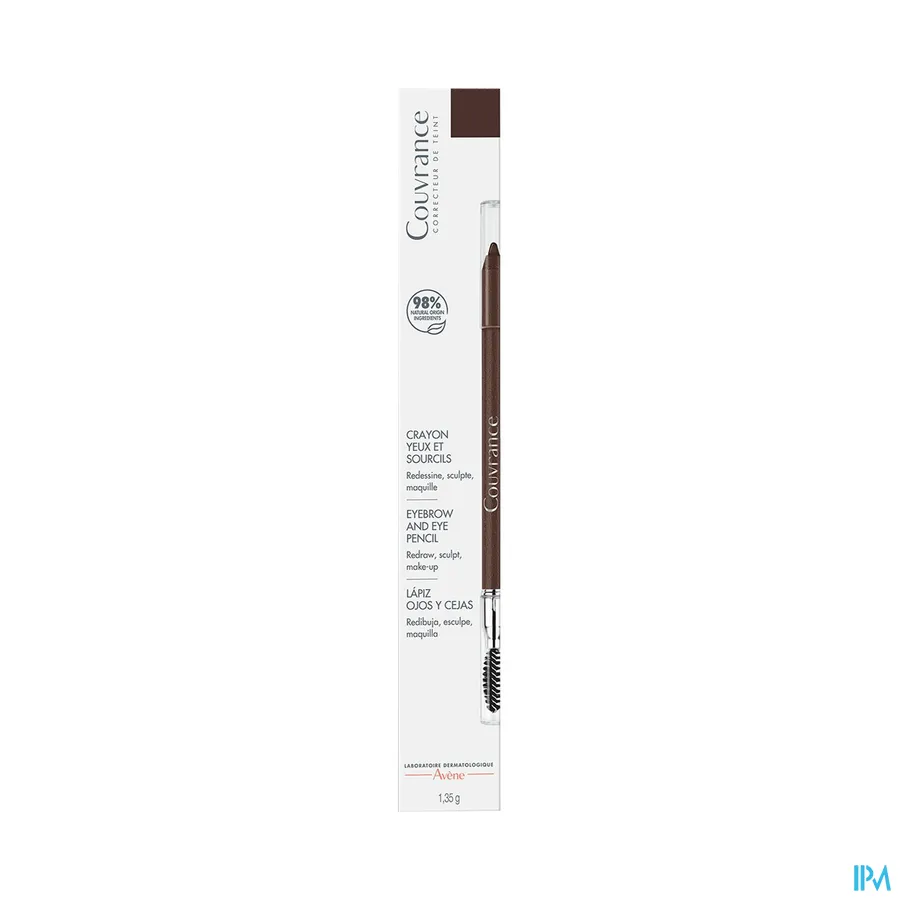 packshot van Avène Couvrance Oog- en Wenkbrauwpotlood 1,35 g Bruin