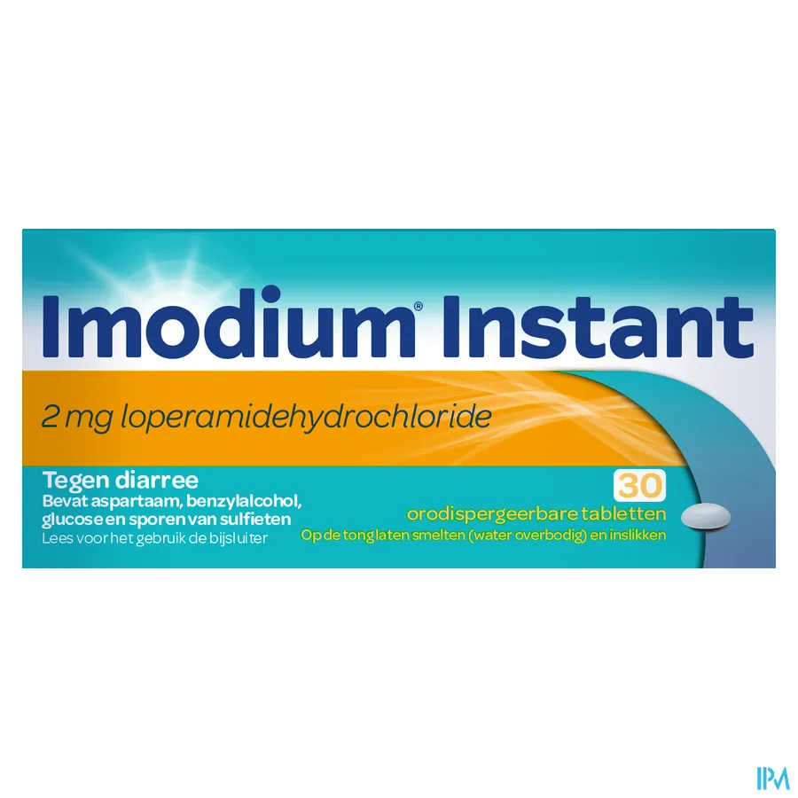 packshot van Imodium Instant 30 smelttabletten