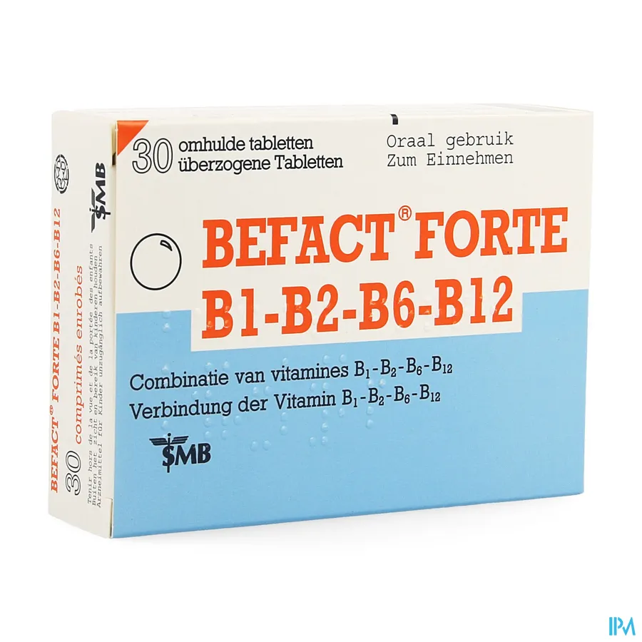 packshot van Befact Forte 30 Tabletten