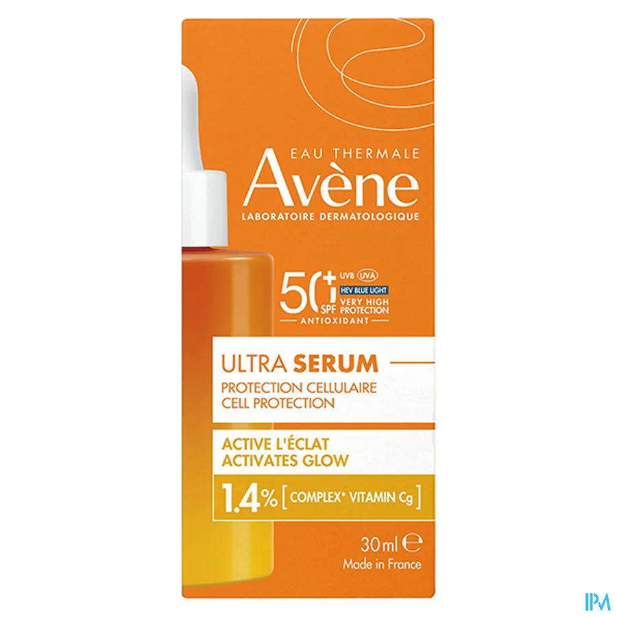 packshot van Avène Glow Activerend Ultra Serum SPF 50+ 30 ml