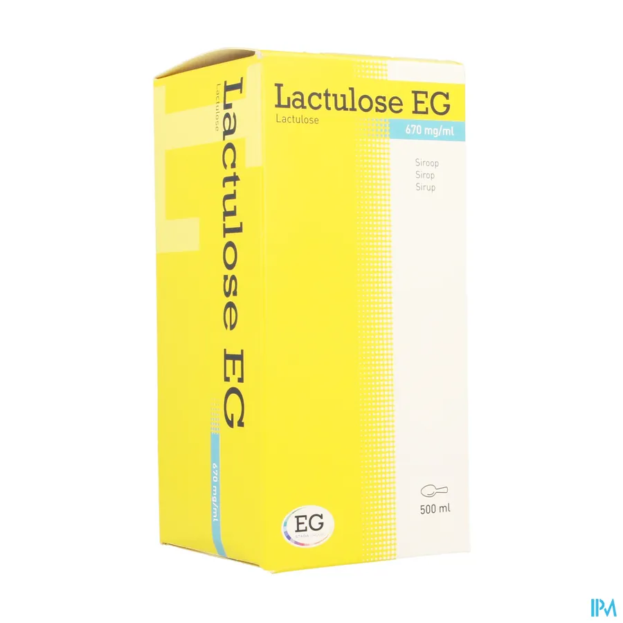 packshot van Lactulose EG Siroop 500 ml