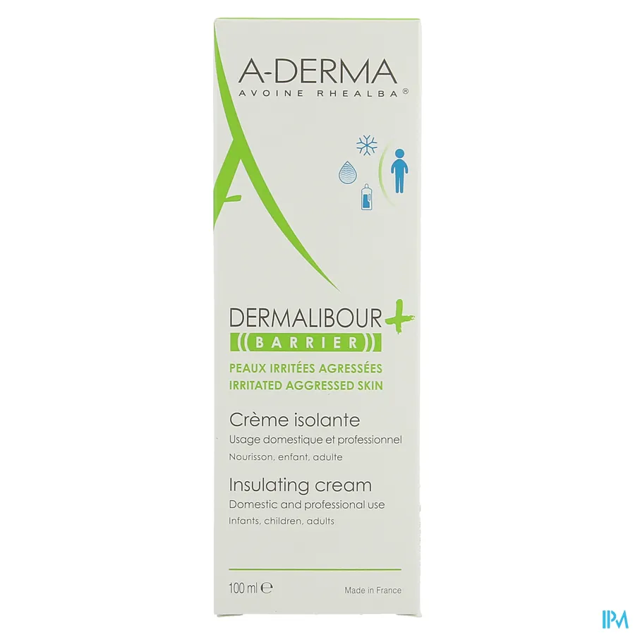 packshot van Aderma Dermalibour+ Barrier Cr Isolerend 100ml