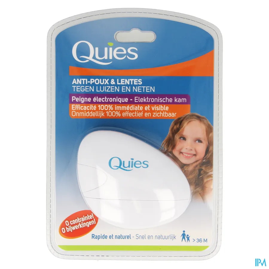 packshot van Quies Elektronische Kam tegen Luizen en Neten