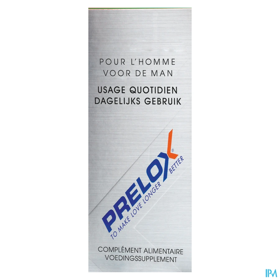 packshot van Prelox voor de Man voor Dagelijks Gebruik 60 Tabletten