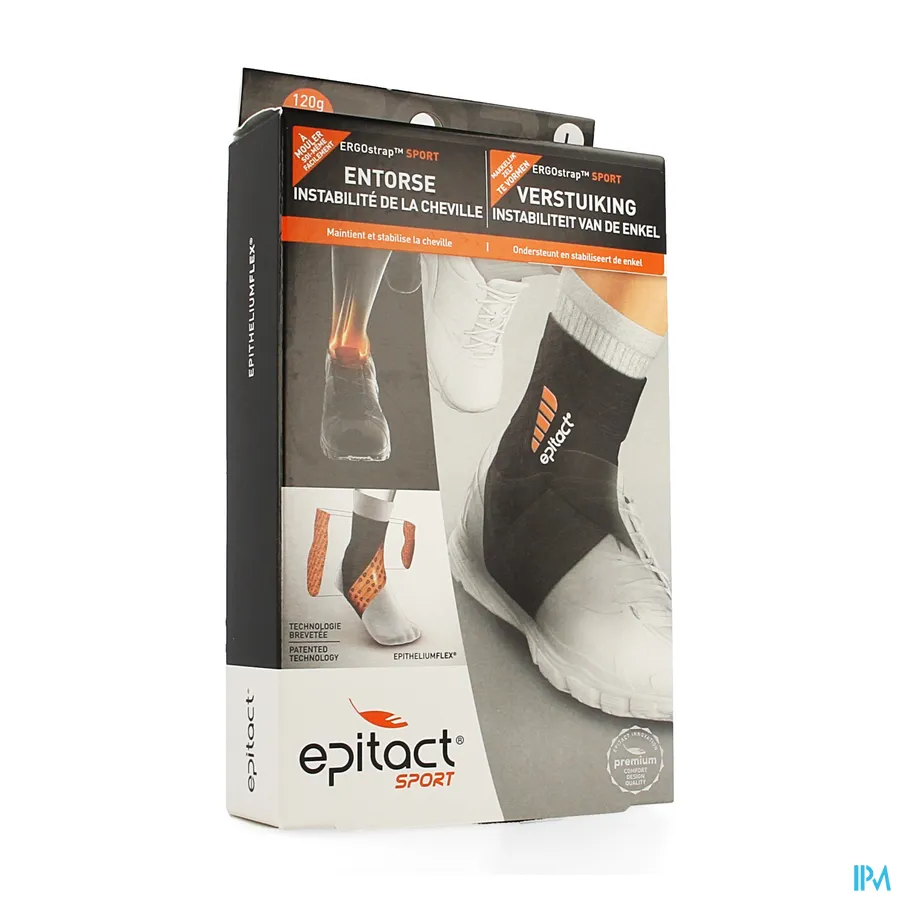 packshot van Epitact Sport ERGO Strap Sport voor Verstuiking en Instabiliteit van de Enkel Maat Large
