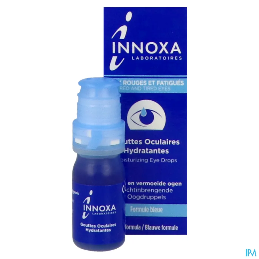 productshot van Innoxa Oogdruppels Blauwe Formule (Rode & Vermoeide Ogen) 10 ml