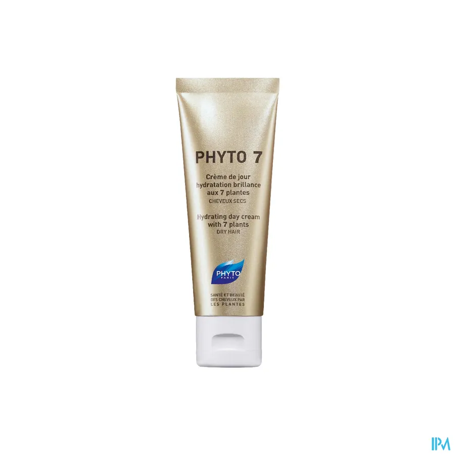 packshot van Phyto Phyto 7 Hydraterende Glanscrème met 7 Planten voor Droog Haar 50 ml